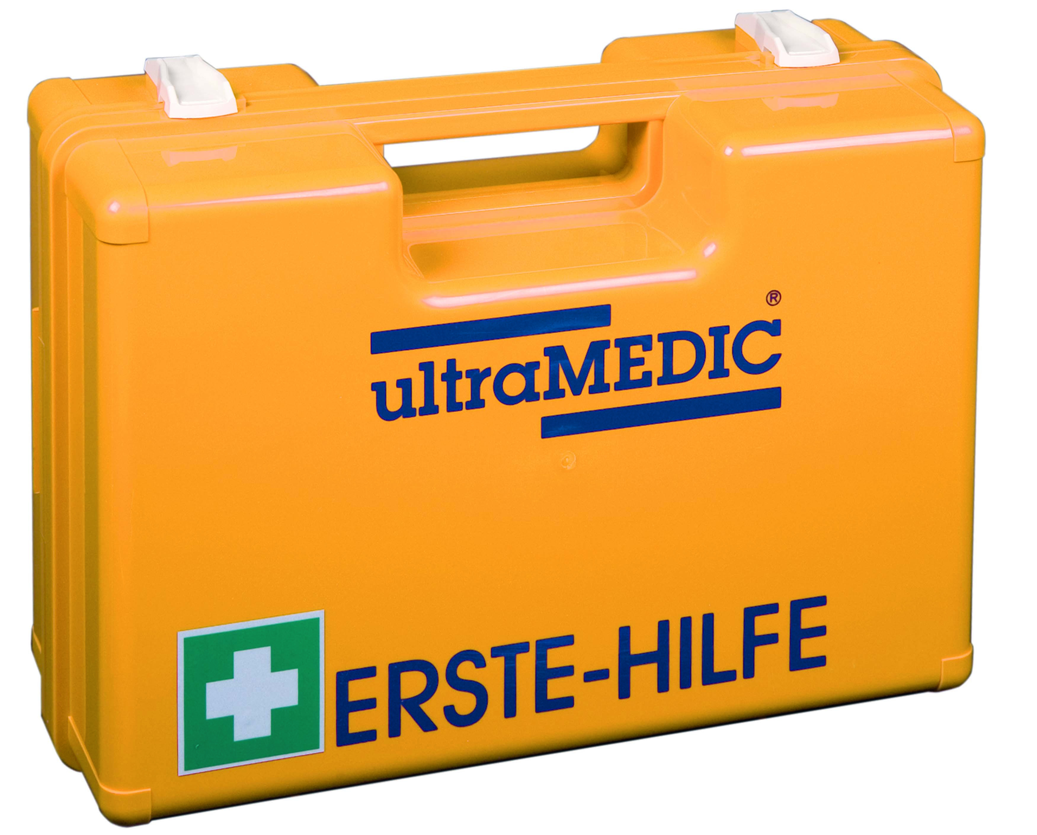 Erste-Hilfe-Koffer ultraBOX "SUPER", DIN 13157-NEU, GELB, --SONDERABVERKAUF--