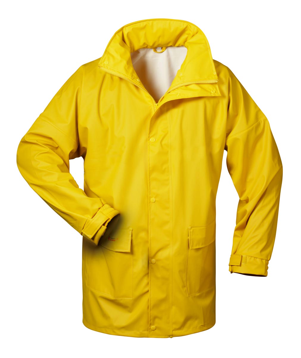PU-Stretch-Regenjacke Landskrona, gelb, Größe L