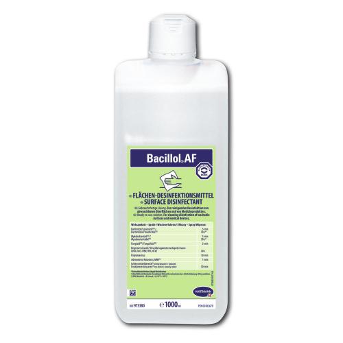 Desinfektionsmittel Bacillol AF, 1 Liter, gebrauchsfertige Flächendesinfektion