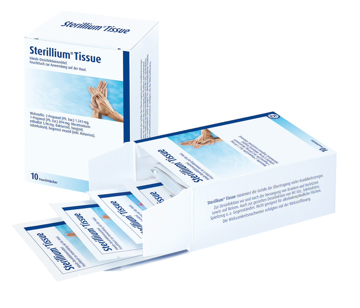 Händedesinfektionstuch Sterillium Tissue, 10 Tücher