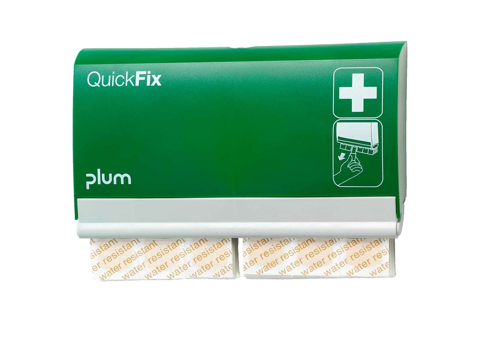 QuickFix Pflasterspender, inkl. 2 x 45 detektierbare Pflaster