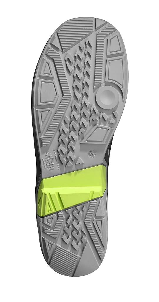 Damen Sicherheitsschuh HAIX Connexis Safety T Ws Low, S1P,  grey-citrus