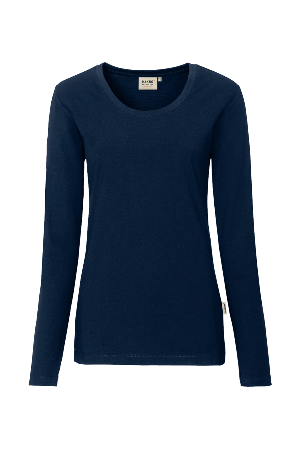 Damen Longsleeve Mikralinar, bestickt, tinte, Größe XL