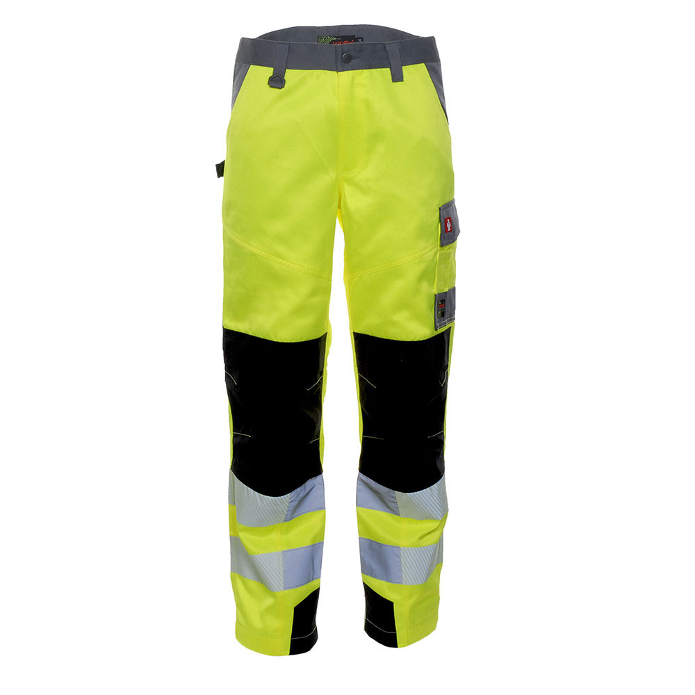 Warnschutz Bundhose BRIGHT LINE, neongelb-grau, Größe 64