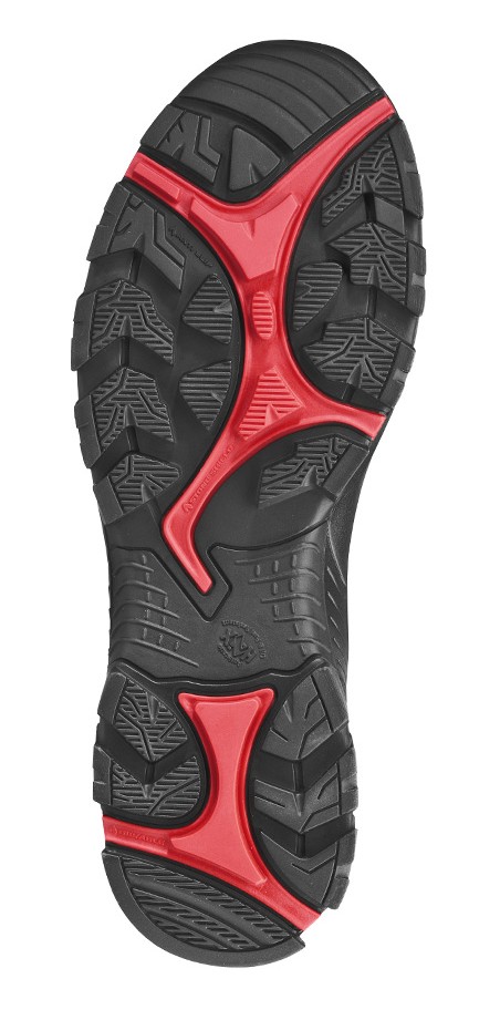 Sicherheitsschuh HAIX Black Eagle Safety 40.1, low, black-red, S3, Größe 12.0 / 47