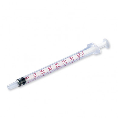 Einmal-Insulinspritzen 1 ml, U-40, 3-tlg., steril