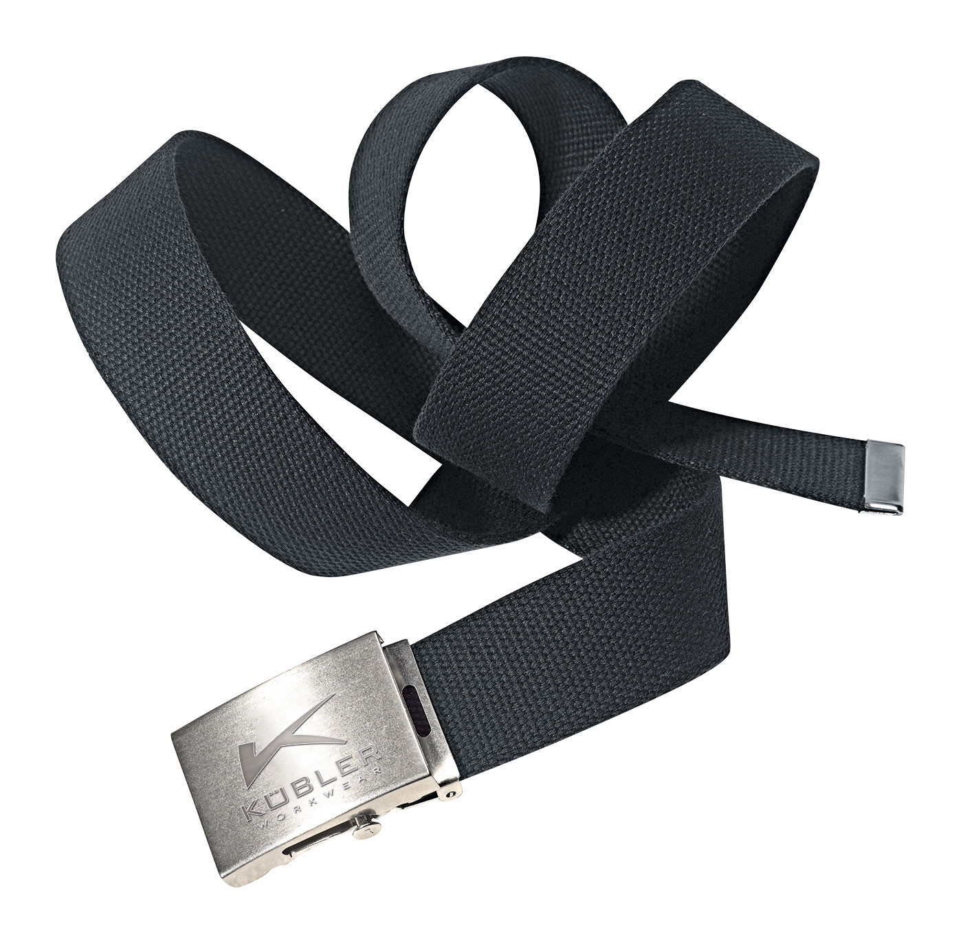 Gürtel, schwarz, aus Kofferband 115 cm