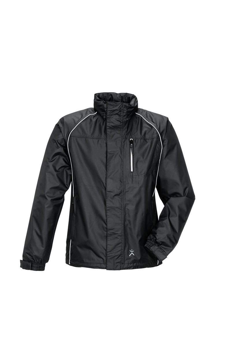 Regenjacke Monsun, schwarz, Größe 2XL