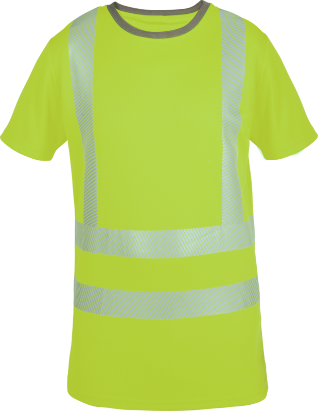 Warn-T-Shirt, EN ISO 20471, leuchtgelb, Größe 3XL    --AUSLAUF-- Neu: 22697