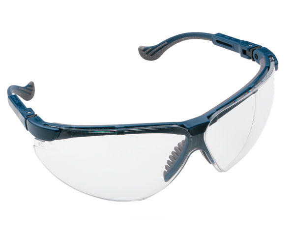 Schutzbrille XC blau, klar, kratzfest