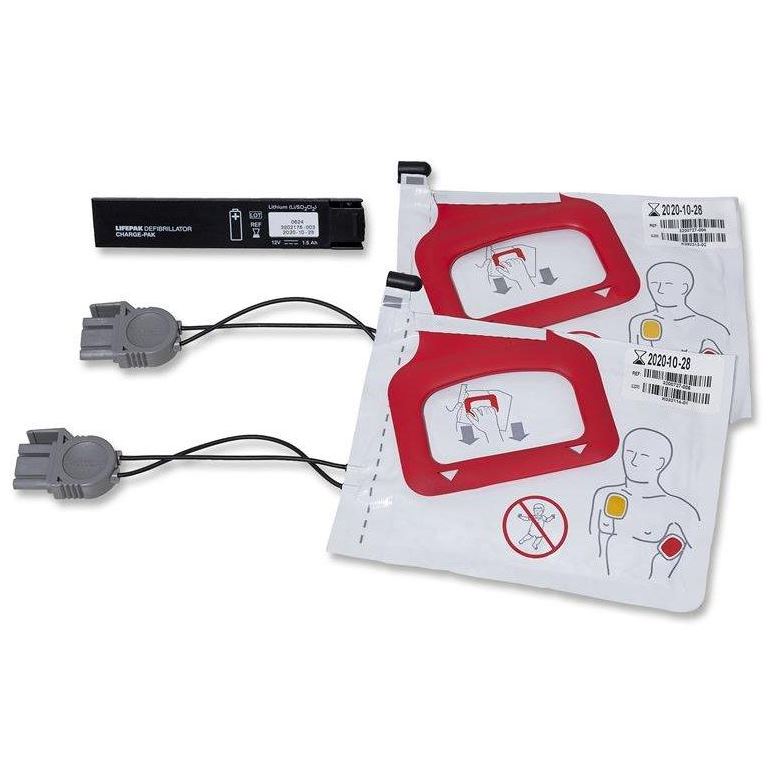 Elektroden Charge Pak Set XL für Defibrillator Lifepak CR Plus